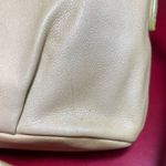 Margot New York Soft Pebbled Leather Small Crossbody Bag Mustard Yellow Photo 3