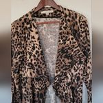 Boston Proper  Cheetah Animal Print Open Cardigan Size Women's‎ XS Photo 1
