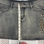 Funhouse Vintage Embellished Denim Mini Skirt Blue Size undefined Photo 4