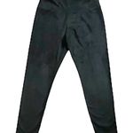 Soft Surroundings  faux suede black leggings, high rise. Women’s size S petite Photo 1