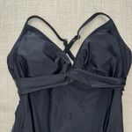 Athleta Black One Piece Swimsuit L Tall Photo 2