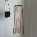 NWT Glitter Fox LA Gold Sequin Maxi Skirt/Mermaid Tail Photo 1