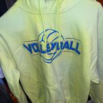 Volleyball Hoodie Yellow Size M Photo 0