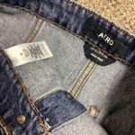 Aeropostale High Rise Raw Edge Button Front Jean Skirt Size 00 Photo 3