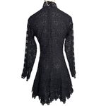 Simkhai Signature Joy Guipure Lace Mini Dress Black size 4 Photo 12