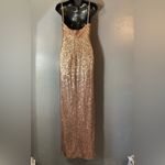 B. Smart  champagne Sequin Gown Photo 6