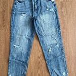 Aeropostale NWT Perfectly Distressed "Mom Jean" Size 8 R Photo 0