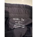 Rebel Sky Womens Black Athletic Lounge Shorts Drawstring xl Black Photo 2