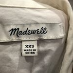 Madewell  short sleeve white button up blouse Photo 5