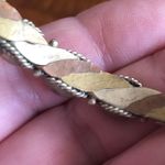 Ruby Vintage handcrafted genuine and opalite cabochon stone twist metal bracelet Photo 8