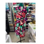 Sangria Sleeveless dress with vibrant floral! Photo 3