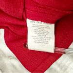 Leslie Fay Red Button Down Peplum Jacket Womens Size 14 80’s Workwear Vintage Photo 9