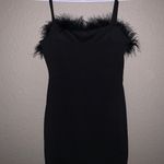 Nasty Gal Feather Top BodyCon Dress Photo 1