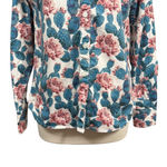 Ariat  REAL Fitted Cactus Floral Button Down Shirt Women Medium Photo 2