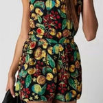 Free People NWT Coral Tides Romper S Photo 0