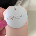 Blashe Los Angeles NWT Black Sleeveless Corset Bustier Crop Top Zipper Medium Photo 4