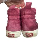 Vans Women's Red High-Top Sneakers Size 9.5 Suede Athletic Shoes Photo 4