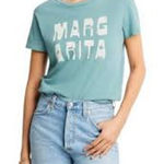 Mother The Lil Goodie Goodie Short Sleeve Crewneck Graphic Margarita Tee Shirt M Green Size M Photo 0