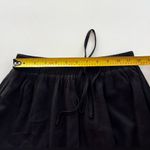 Mittoshop  black crinkled gauze wide leg pants elastic waist Rayon lined S Photo 4