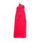 Abercrombie & Fitch Abercrombie Asymmetrical One-Shoulder Maxi Dress Red Size Small Wedding Guest Photo 10