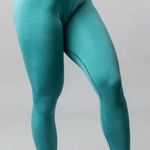 Alphalete  Halo Leggings Vivid Teal Blue Womens Size Large Photo 0