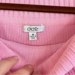 Cache  Pink Off-the-Shoulder Y2K Ribbed Sweater Size M Photo 1