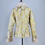 Johnny Was NWOT  Fur & Faux Suede Floral Embroidered Coat Jacket Pockets Size S Photo 5