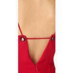 Black Halo Harley Red Plunging Sheath Dress Photo 2