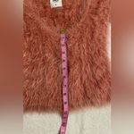 TACH Pink Boxy Crop Top with Fuzzy Texture Size S Photo 11