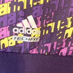 Adidas purple & neon climalite techfit water resistant zip up hoodie Photo 4