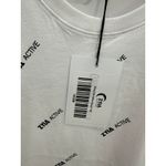 Zyia Active White Pattern Swoop Tee T Photo 4