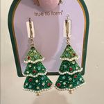 True to Form | Christmas Tree 🎄 Earrings Green Photo 5