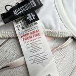 Missguided Womens Size 4 Bikini Top Crinkle Tie Front New Swimsuit Underwire‎ Photo 4