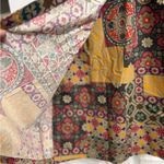 Ruff Hewn VTG Skirt 10 Cotton Twill Patchwork Southwest Wrap Maxi Midi USA Photo 2