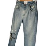 One Teaspoon New  Awesome Baggies Distressed Light Wash Jeans Kansas Blue 26 Photo 5