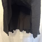 Free People Women's Size Small Black Lace Waist Cutout V Neck Mini Tunic Dress Photo 3