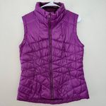Columbia  Purple Sleeveless Full Zip Puffer Vest women's size small Photo 0
