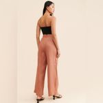 MINKPINK  Dylan Peach Wide-Leg Pants Small Photo 2