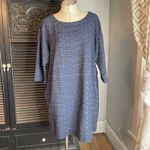 Eileen Fisher Shizuku Jacquard Cotton Mini‎ Dress Womens Size M Photo 1