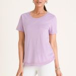 Chico's Chico’s Zenergy Double Layer Mesh Top Purple Size 2 Photo 12