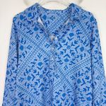 Vineyard Vines Printed Sankaty Margo Dress Mini Blue Size Large L EUC Photo 1