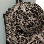 Spirit Halloween Spirit Sexy Size L Damask Skulls Flocked Bustier corset pinup Boudoir Black Photo 3