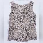 Lafayette 148 New York Animal Print Linen Blouse Top Photo 3