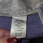 Coldwater Creek Lilac Linen Open Front Blazer Jacket Size 8 Photo 8