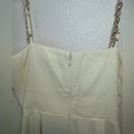 Amanda Uprichard Amanda‎ Uprichard white ivory mini dress with gold chains Photo 7