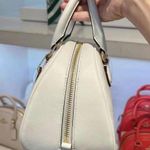 Coach Sydney Satchel In Signature Canvas Chalk/Glacier White NWT CA591. Photo 2