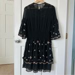 Maeve NEW! Anthropologie Anfisa Embroidered Tunic Dress Black Multi Size 0 Photo 5