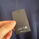 joe's jeans NWT Joe’s navy blue eyelet flutter sleeve top size large Photo 4