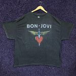 Bon Jovi Through the Heart Logo Pop Rock Band T-Shirt 3XL Photo 0