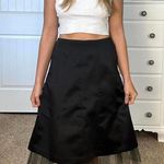 XScape Black midi skirt with tulle underlay #gothfashion Photo 4